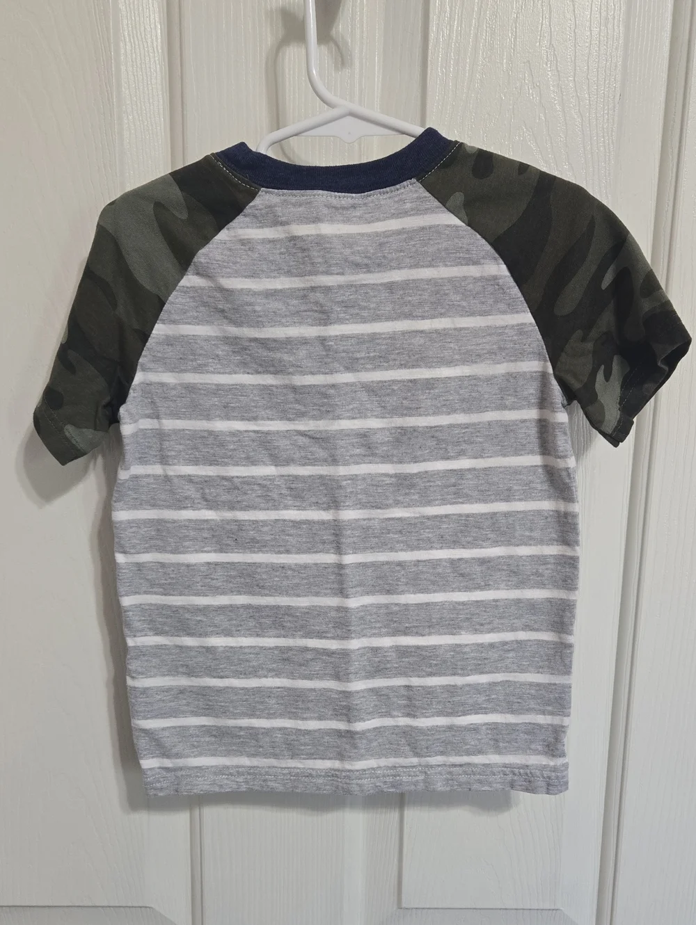 Carters grey and green camo outfit